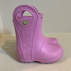 Kids Crocs Handle  It Rain Boots Child Size 11